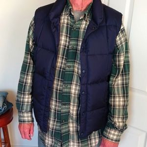 VTG Men's ▪︎Lands' End▪︎ down quilted puffer vest EUC